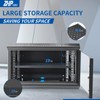 ZHPHMBM 12U Server Rack Cabinet, Wall Mount Network Rack Enclosure
