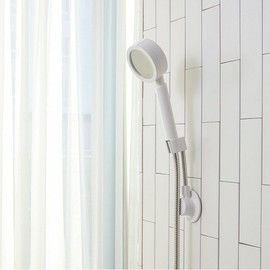 JAJU Easy-to-attach shower holder, white white_FRFR / 자주 JAJU 간편하게 부착하는 샤워기 홀더, 화이트화이트_FRFR