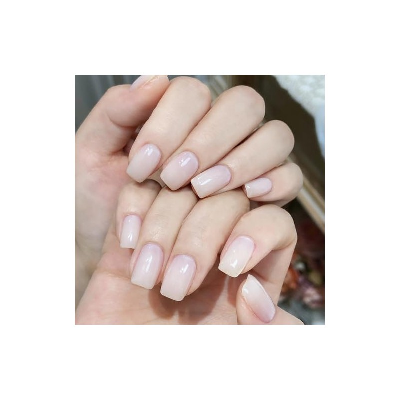 COSMOO- Esmalte de uñas de secado rápido blanco lechoso de