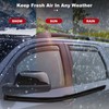 Side Window Deflectors Rain Guards Vent Window Visors for Toyota