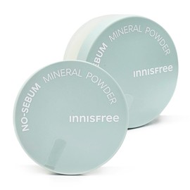 Innisfree No-Sebum Mineral Powder 5g+5g / 이니스프리 노세범 미네랄 파우더 5g+5g