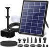 Biling 5.5W Solar Fountain Pump for Bird Bath, DIY Solar
