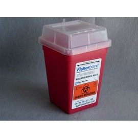 Sharps Disposal Container - 1Qt. (Red) (18/cs.)