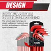 EACELIY 13PCS Jumbo Allen Wrench Set, SAE 5/64“-3/4”, Precision Hex