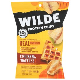 WILDE BRANDS Chicken Chips Chicken and Waffles, 4 OZ