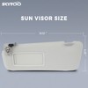 SCITOO Gray Left Driver Side Sun Visor Assembly fit for
