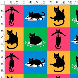 GRAPHICS & MORE Black Cat Fun Premium Roll Gift Wrap Wrapping Paper