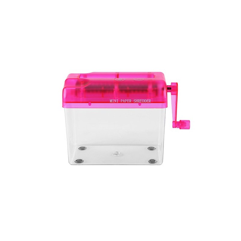 Manual Shredder, A6 Hand Crank Portable Mini Paper Cutting Tool