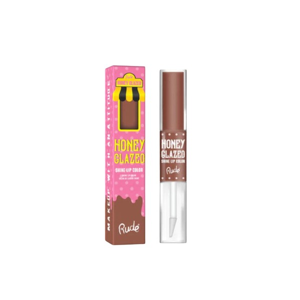 Rude Honey Glazed Shine Lip Color Boston Cream # 88007