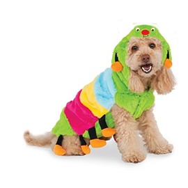 Rubie's 580338-S Caterpillar Hoodie for Pet, Small, Multicolor