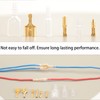 Feggizuli 320pcs Double Bullet Wire Connectors, 3.9mm 3.5mm Male and