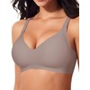 SINFLA Bras for Women Wireless Supportive Seamless No Underwire Bras
