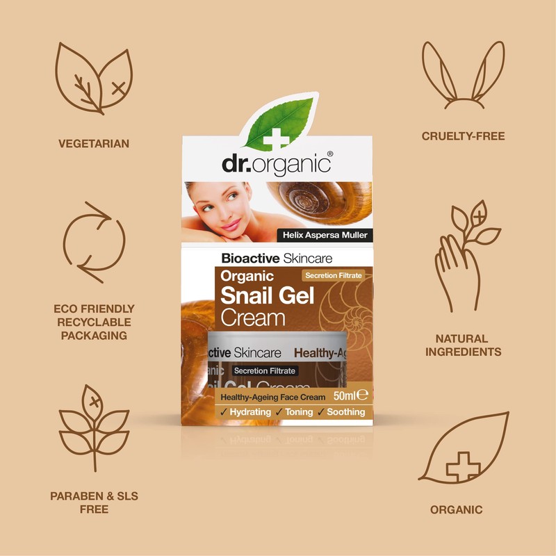 Dr.Organic Anti-Ageing Face Cream Helix Aspersa Muller 50 ml