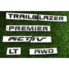 5Pcs Rear Emblems Car Badge Logo Nameplate Compatible with 2021-2026
