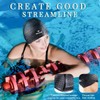2 Pack Unisex Silicone Swim Cap for Women Men, Large