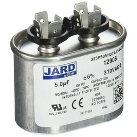 MARS - Motors & Armatures 12905 370V Oval 5 Micro-Farads Motor Run Capacitor