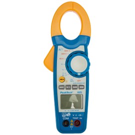 PeakTech 1000 A AC/DC Current Clamp – 3999 – Digits Voltage Continuity Tester Multimeter/Voltmeter/Diode Test Thermometer Capacity Test – 1 x P 1615