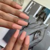 Matt Nude Press On Nails Medium Long Square KXAMELIE Pure