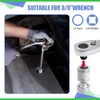 Lyxheth 14mm&16mm Magnetic Swivel Spark Plug Socket, Spark Plug Tool,
