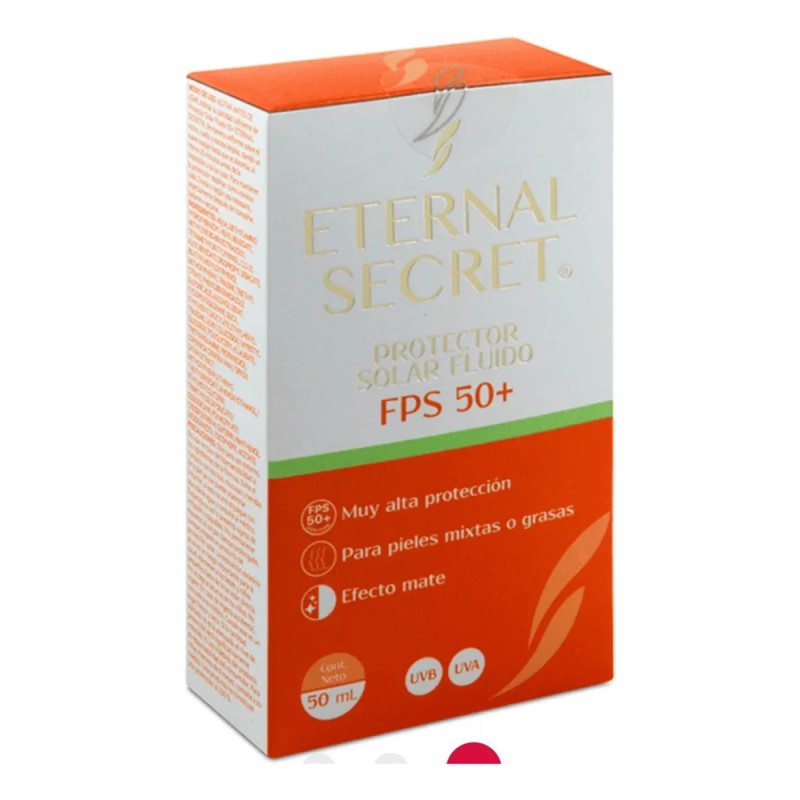 Protector Solar Fluido Fps50+ 50ml Fluido Eternal Facial