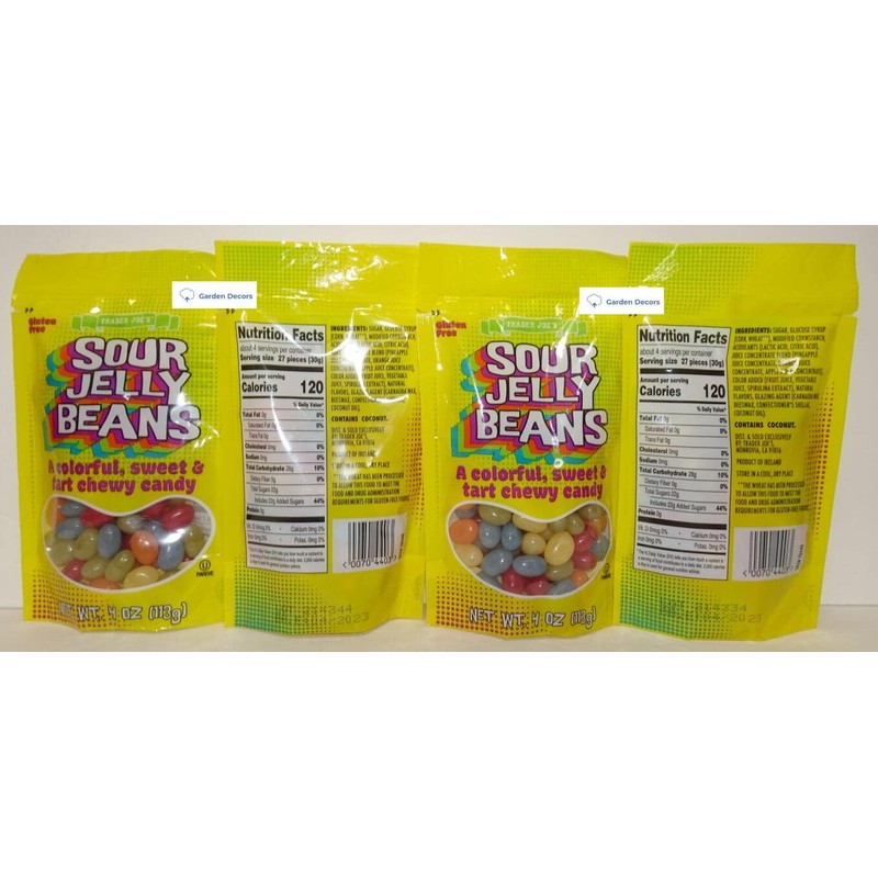 Trader Joe's2 Sour Jelly Beans, a colorful, sweet & tart