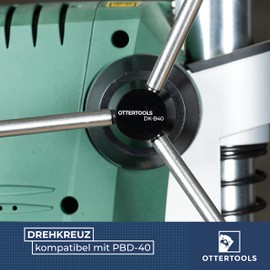 Ottertools - Turnstile Compatible with Bosch PBD-40 Bench Drill (Round Handle Shape)