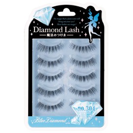 Diamond Lash Blue No. 304 5 Pairs