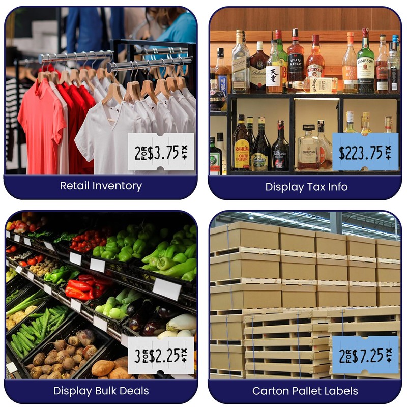 Perco Lite 1 Line Price Gun with Labels Kit -