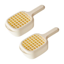 Acpetdr Sieve Basket with Handle, Kitchen Draining Sieve, Basket Fruit Washing Sieve, Portable Fruit Washing Basket for Berries and Grape Tomatoes Small Fruit Washing Sieve