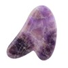 Natural Amethyst Double Head Jade Stone Roller & Guasha Scrapping