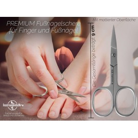 Straight Foot Nail Scissors Premium Toenail Scissors with Straight Cutting Surface