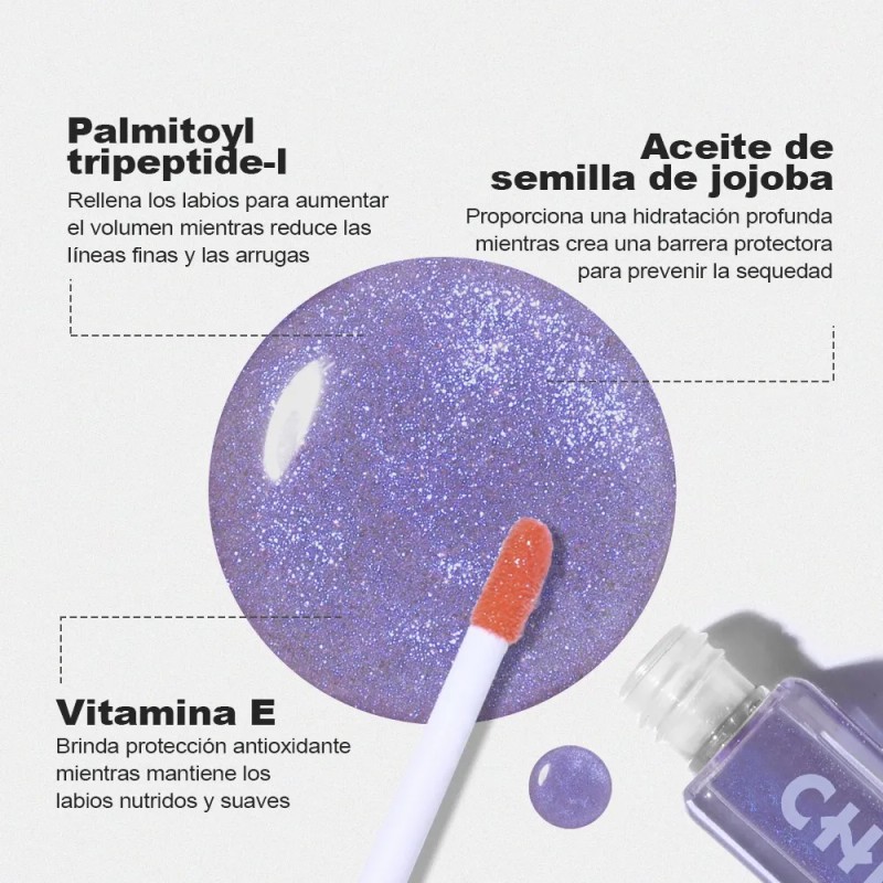 Chillab Aceite Labial Lila Mágico Voluminizador Hidratante
