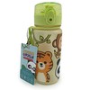 Puckator BOT212 Adoramals Wild Pop Top 350ml Shatterproof Reusable Children's