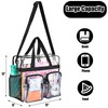 Oraben Clear Bag for Stadium Events 12x6x12 Gym Totes Clear