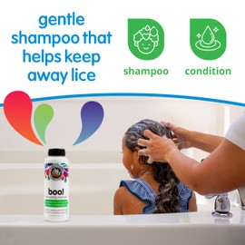 SO COZY Boo! Lice Scaring Shampoo For Kids Hair, Effective Lice Treatment (10.5 Fl Oz) Scare Away Lice with Tea Tree, Rosemary and Peppermint Oils, No Parabens, Sulfates, Synthetic Colors or Dyes