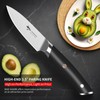 MAD SHARK 3.5 inch Paring Knife, Small Kitchen Knives Ergonomic