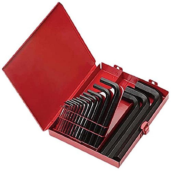 Wright Tool 9E10118 Hex Key Set Short, 18-Piece