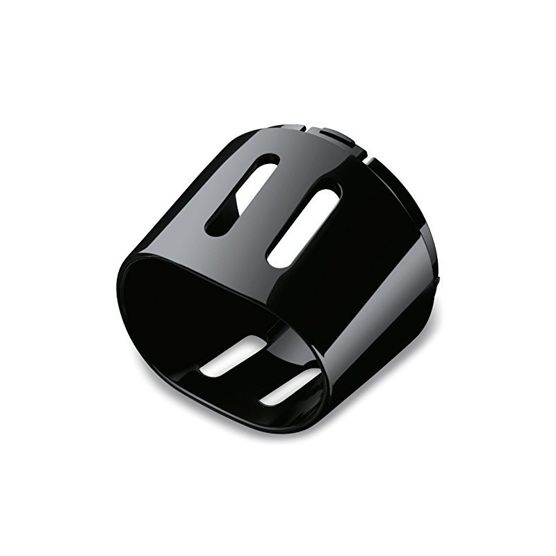 Secador inico de cabello Andis Fold-n-go de 1875 vatios, plateadonegro