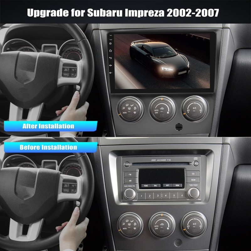 Car Stereo Upgrade for Subaru Impreza 2002 2003 2004 2005