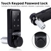 Code Security Lock Touch Keypad Deadbolt Password Keyless Entry Key