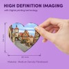1 x Heart MDF Magnets - Rothenburg Ob Der Tauber