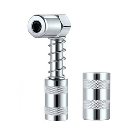 YiiSeeJo 90 Degree Swivel Grease Gun with Right‑Angle Coupler Attachment Heavy‑Duty Lubrication Tool