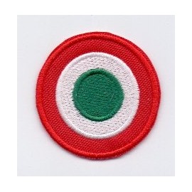 IRON ON EMBROIDERED PATCH COCCARDA ITALIA
