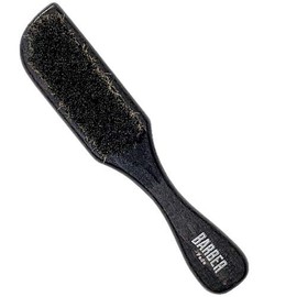 BARBER MARMARA Fade Brush S - Beard Brush - Beard Care Brush - Cleaning Brush for Men - Ideal for Removing Cut Hair - Hairdresser & Barber Needs - Wooden Styling Brush Black