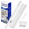 8 Piece Door Assembly Set Tow Hinge Fridge and Freezer