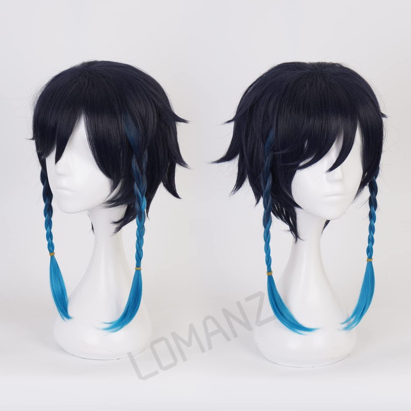 Haragin Onsen Cosplay Wig, Heat Resistant Wig, Disguise Wig, Costume