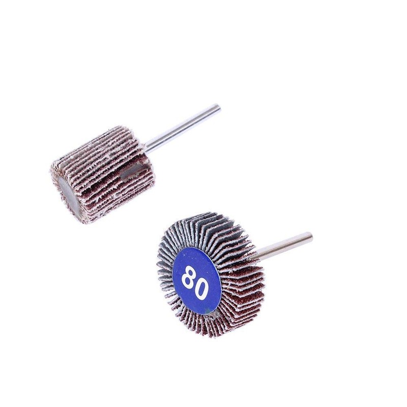 AUTOTOOLHOME 20PCS Abrasive Flap Wheel Sander 80 Grit 1/8" Shank