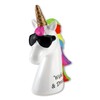 Ceramic Money Box - Unicorn Head Wishes & Dreams with