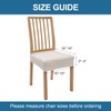 TCOTBE Waterproof Seat Covers for Dining Room Chairs Set of