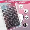 Mayhug Lash Clusters 144 Pcs Cluster Lashes, DIY 3D 8-18mm